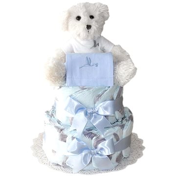 Plenkový dort Medvídek Šik - modrý (281-188)