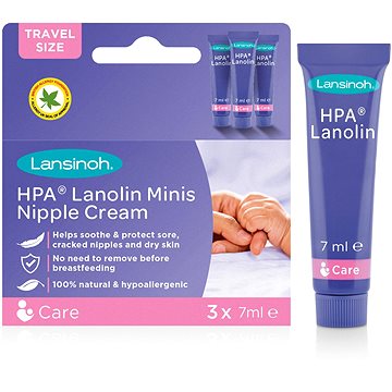 Lansinoh HPA Lanolín Minis 3 × 7 ml (232356)