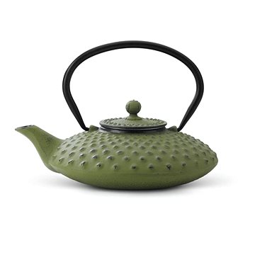 Litinová konvička na čaj Xilin 0,8L, zelená (G001GR)