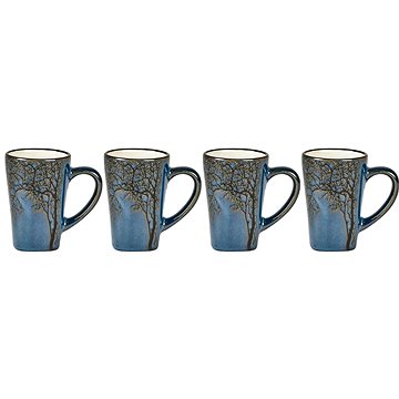 Villa Collection Hrnek na espresso se stromem Dark Blue 0,1l (set 4 ks) (14218)