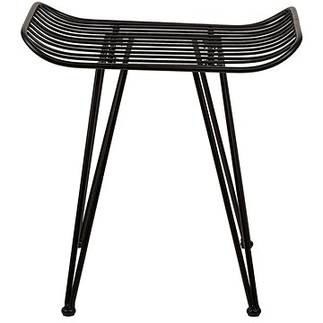 Villa Collection Kovový sedák/stolek Black 41 cm (341358)