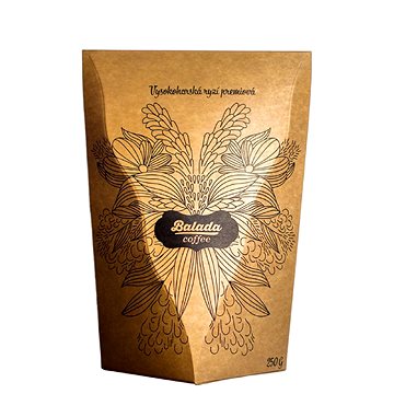 Balada Coffee Jamaica Blue Mountain, zrnková káva, 125g (B049)