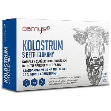Barny´s Kolostrum s beta-glukany 30 kapslí (3930493)