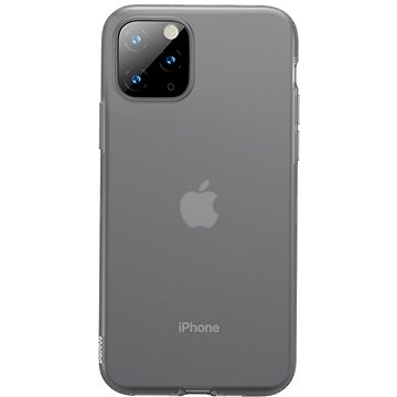Baseus Jelly Liquid Silica Gel Protective Case pro iPhone 11 Pro Transparent Black (WIAPIPH58S-GD01)