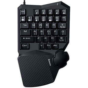 Baseus GAMO One-Handed Gaming Keyboard Black - US (GMGK01-01)
