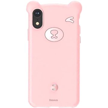 Baseus Bear Silicone Case pro iPhone Xr 6.1" Pink (WIAPIPH61-BE04)
