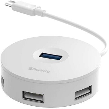 Baseus round box USB HUB White (CAHUB-G02)