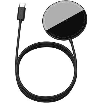 Baseus Mini Magnetic Wireless Charger USB-C cable 1,5m 15W Black (WXJK-F01)
