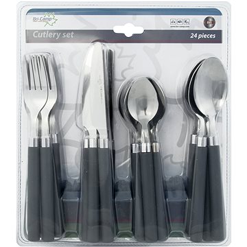 Bo-Camp Cutlery set Blister pack 6 person 24 pcs (8712013021041)