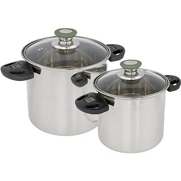 Bo-Camp Cookware set Elegance Compact 2 Stainless steel (8712013009308)
