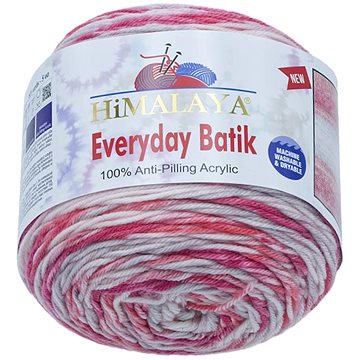 BELLATEX s.r.o. Příze Everyday Batik 140 g - 74201 růžová, šedá (9815)