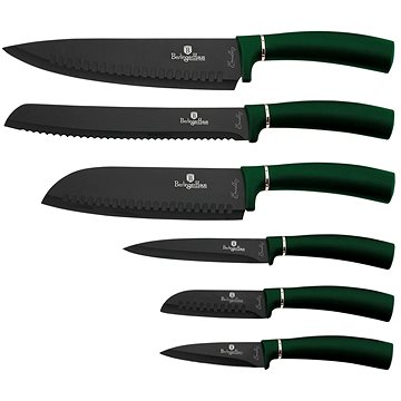 BerlingerHaus Sada nožů s nepřilnavým povrchem 6 ks Emerald Collection BH-2511 (BH-2511)