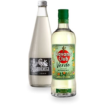 Havana Club Verde 35% 0,7l + Tonic Bohemsca 0,7l (7020292531010)