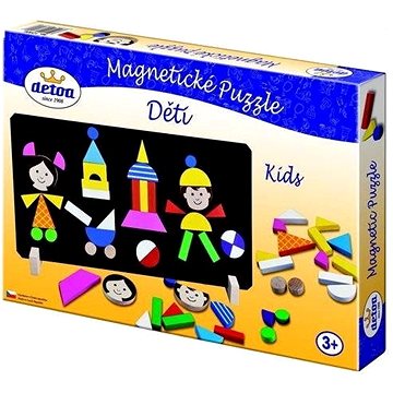 Detoa Magnetické puzzle Děti (8593547030156)