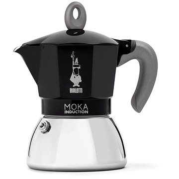 Bialetti NEW MOKA INDUCTION BLACK 4 CUPS (990006934)