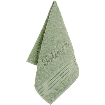 BELLATEX s.r.o. Froté ručník 50×100 Linie L/720 zelená s výšivkou Tatínek (7899)