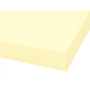 Bellatex Saténové - 90 × 200 cm - světle žlutá (6466)