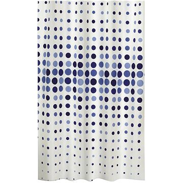 Bellatex Koupelnové závěsy - 180 × 200 cm - modré tečky (6093)