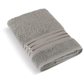 BELLATEX s.r.o. -Froté ručník Linie 500g L/717 tm.šedá 50 × 100 cm (7779)