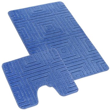 BELLATEX s.r.o. SADA-STANDARD 60 × 100 + 60 × 50 600/024 sv.modré čtverce (8084)