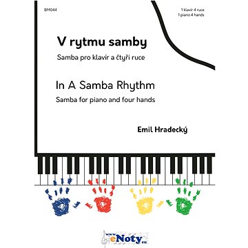 Emil Hradecký: V rytmu samby - 1 klavír 4 ruce (BM044)