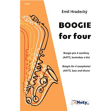 Boogie for four - Emil Hradecký / boogie pro 4 saxofony (AATT) (+ basa + bicí) (BM090)
