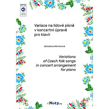 Variace na lidové písně v koncertní úpravě pro klavír (BM154)