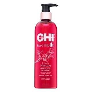 CHI Rose Hip Oil Color Nurture Protecting Shampoo ochranný šampon pro barvené vlasy 340 ml (H0CHIROHIOWXN127311)
