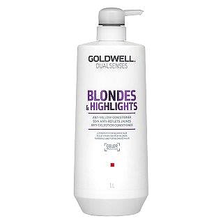 GOLDWELL Dualsenses Blondes & Highlights Anti-Yellow Conditioner kondicionér pro blond vlasy 1000 ml (HGLW1DUALSWXN093499)