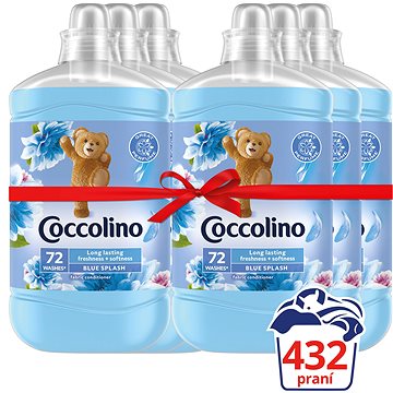 COCCOLINO Blue Splash 6 × 1,8 l (432 praní)