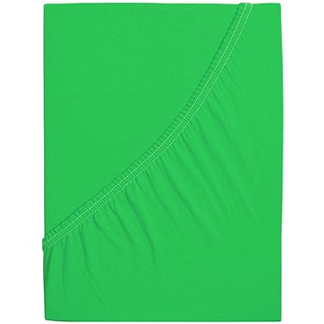 B.E.S. - Petrovice, s.r.o. Prostěradlo Jersey česaná bavlna MAKO - Jarní zelená 120 × 200 (2-010-0313)
