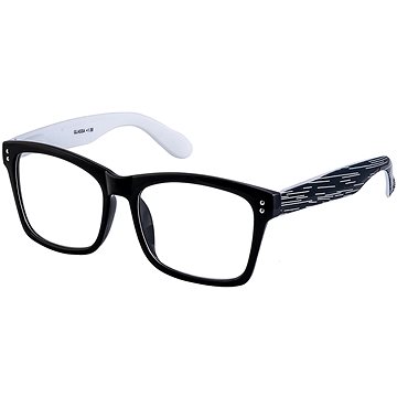 GLASSA brýle na čtení G 122, černo/bílá (Bryle2047nad)