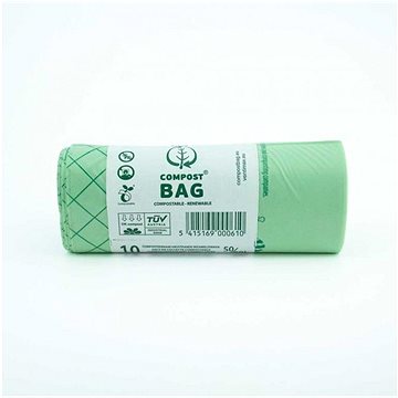 Compost bag Company kompostovatelné sáčky 10 ks o objemu 50-60l (ECO77474)