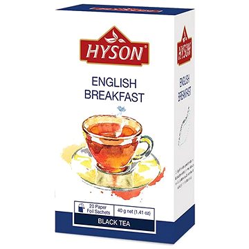 Hyson English Breakfast, černý čaj (20 sáčků) (H013001)
