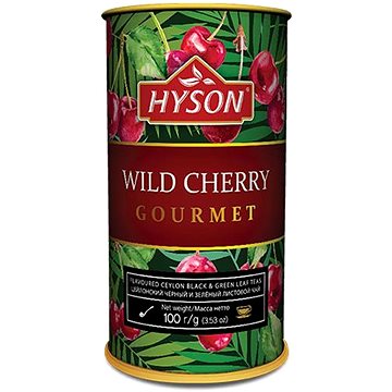 Hyson Wild Cherry, černý/zelený čaj (100g) (H05001)