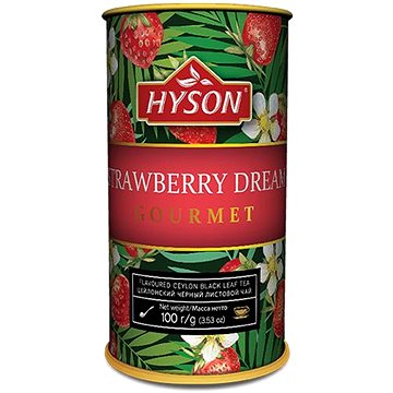 Hyson Strawberry Dream, černý čaj (100g) (H05002)
