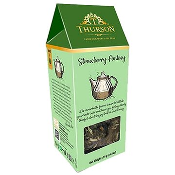 Thurson Strawberry Fantasy, zelený čaj (75g) (TS04003)