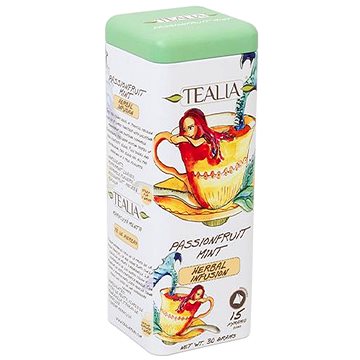 Tealia Passion Fruit Mint, bylinný čaj (15 pyr. sáčků) (TL30137)