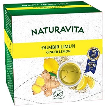 Naturavita Ginger & Lemon, zázvorový čaj (10 sáčků) (NT03001)