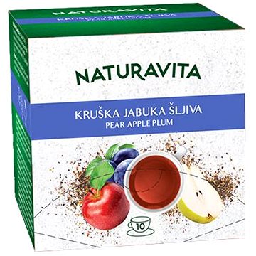 Naturavita Pear & Apple & Plum, ovocný čaj (10 sáčků) (NT03003)