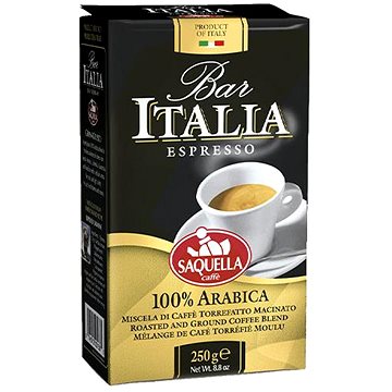 Saquella Arabica, mletá káva (250g) (SQ02001)