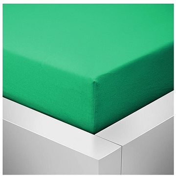 Chanar prostěradlo Jersey Top 90x200 cm tmavá zelená (02-08-0025-20-21-020)