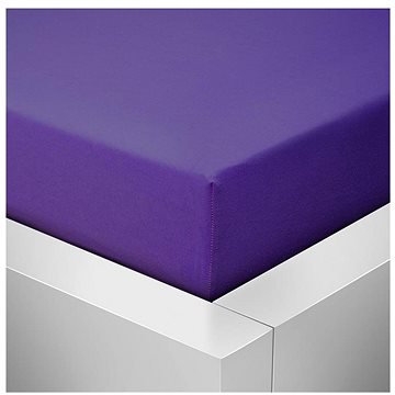 Chanar prostěradlo Jersey Top 140x200 cm tmavě fialová (02-10-0016-14-23-020)