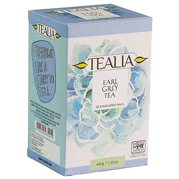 Tealia Earl Grey, černý čaj (20 sáčků) (4796004235451)