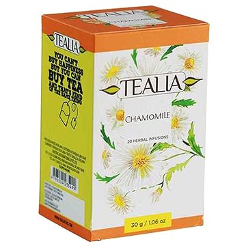 Tealia Chamomile, heřmánkový čaj (20 sáčků) (4796004235499)