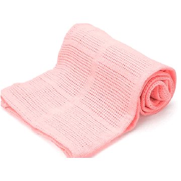 Chanar Bavlněná celulární deka 230 × 260cm, růžová (05-06-0056-11-103-030)