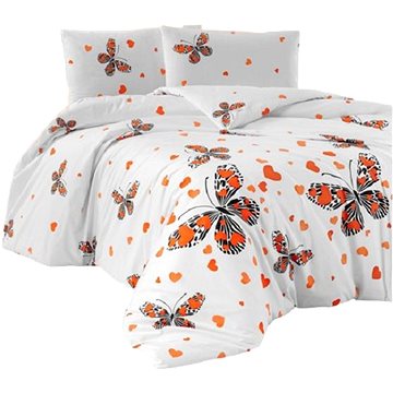 Chanar bavlněné povlečení Motýl oranžový (01-01-0295-01-01-020)
