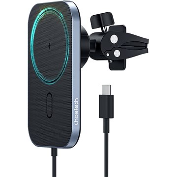 ChoeTech Magnetic Holder Wireless Car Charger 15W Black (T200-F)