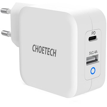 ChoeTech GaN Mini 65W Fast Charger White (PD8002-EU)