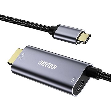Choetech USB-C to HDMI Cable with PD Charging (01.02.03.XCH-M180-GY-V1)